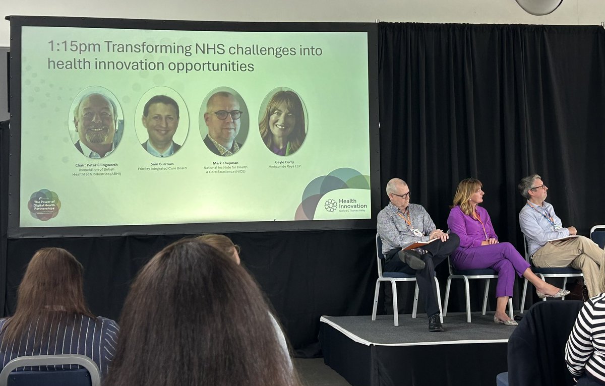 SaraShawX2's tweet photo. Plenary time!
Transforming NHS challenges into health innovation opportunities
Looking forward to this 🙌
#DigitalHealthOx https://t.co/qCDQDPAkuY