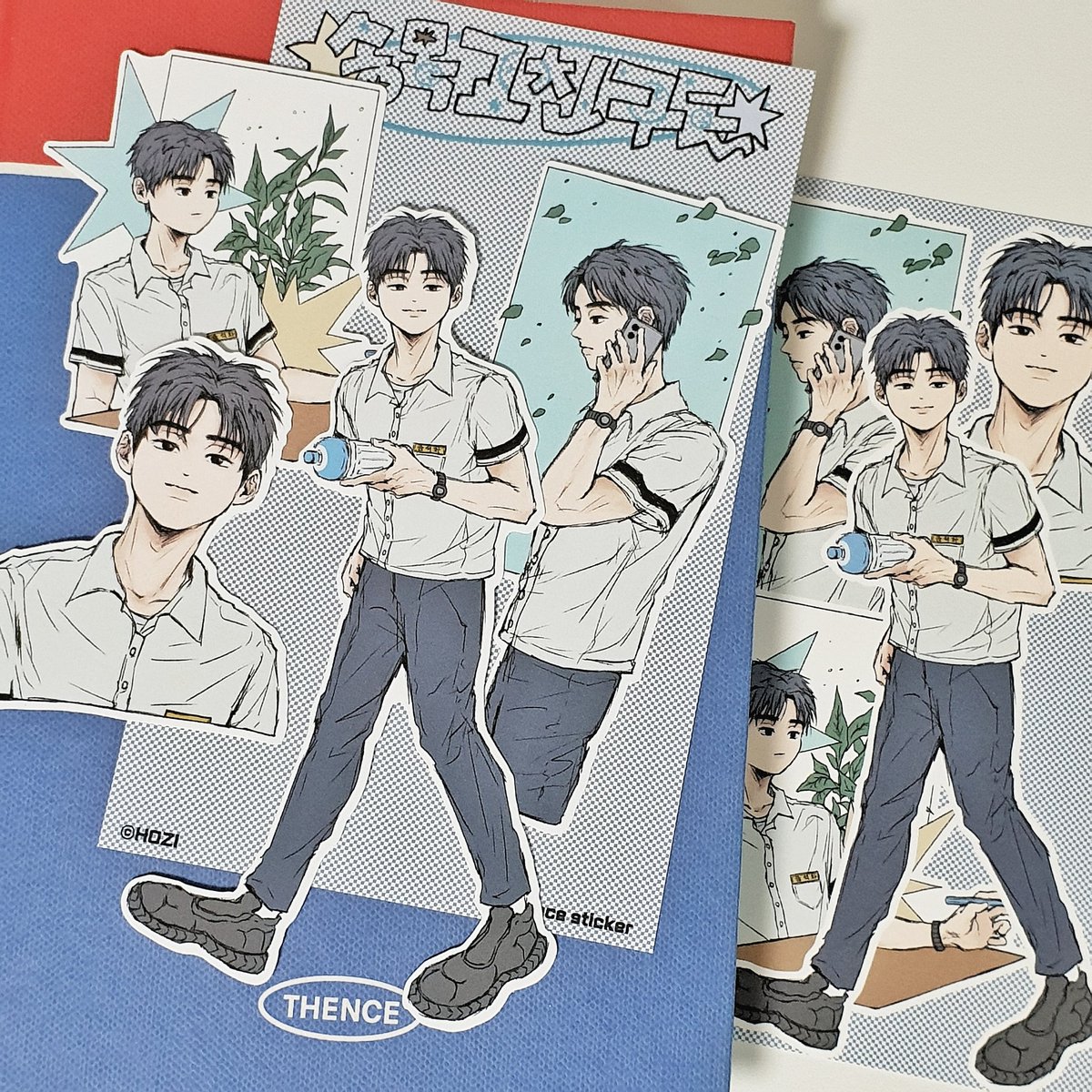 ho_zi_'s tweet image. 서일페에 가져가는 스티커 일부들😗