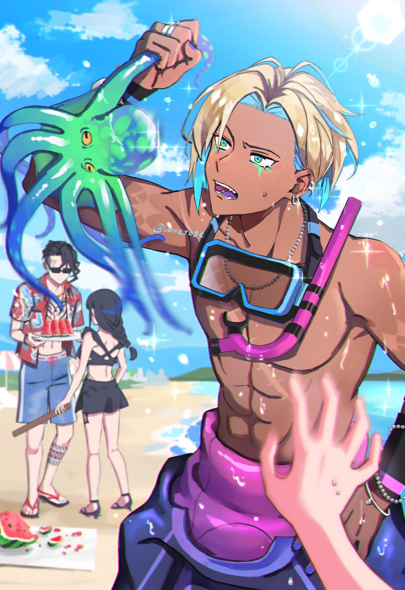 「兄貴っ！な…なんか付いてるッ！！！」