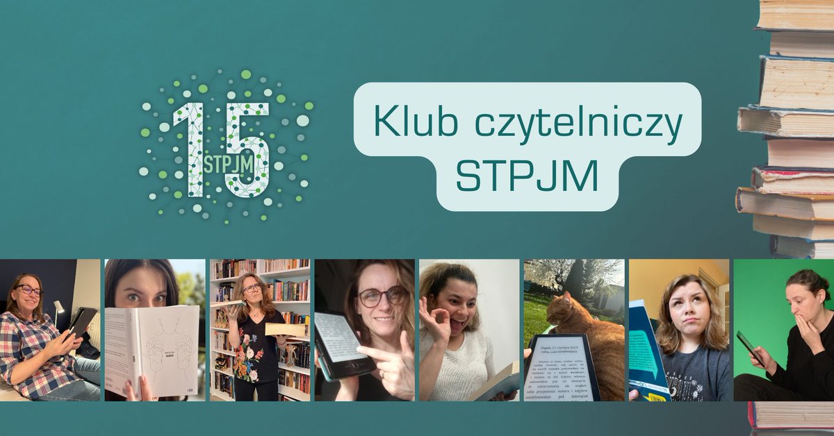 📚 Klub Czytelniczy STPJM! 📅 Spotykamy się online co miesiąc, by dyskutować o przekładzie PJM! 🌟 Więcej: stpjm.org.pl/pl/dla-tlumacz… 🚀 Dołącz! 📖😊