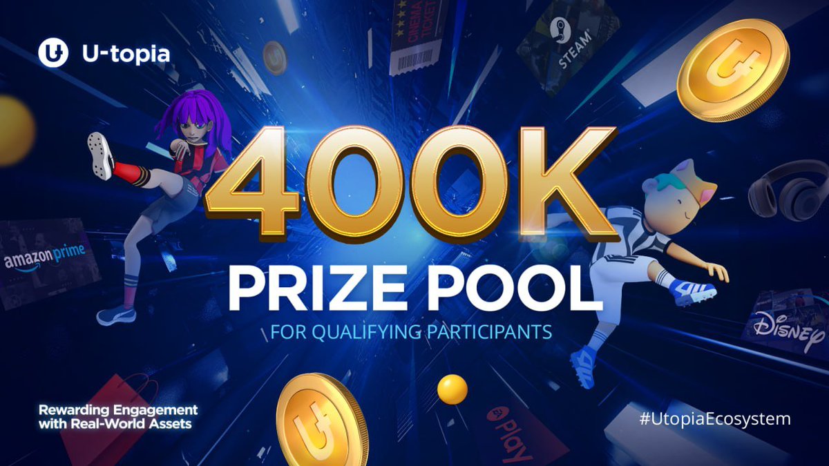 Our Community Airdrop is LIVE!🚨

Join Utopia &amp; share 400,000 tokens for completing tasks!💰

Join the Airdrop bot: t.me/U_topiaecosyst…

Random winners + referral rewards!

Join our Social Media &amp; spread the word!