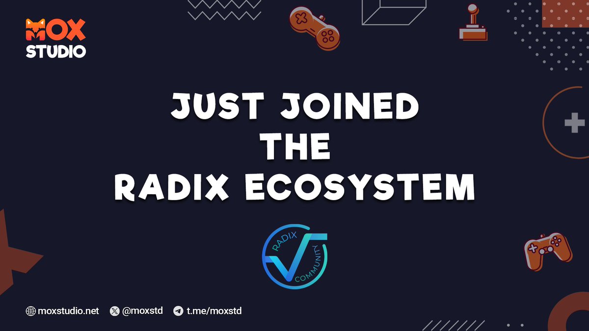 moxstd's tweet photo. ๐ท Exciting news!
#MoxStudio has officially joined the #Radix ecosystem and our project is now live on the website! Thank you to everyone who has supported us on this journey.
Check it out https://t.co/FnIZ2wEtEK
$MOX $XRD #RadixCommunity https://t.co/eVTUhVh0sC