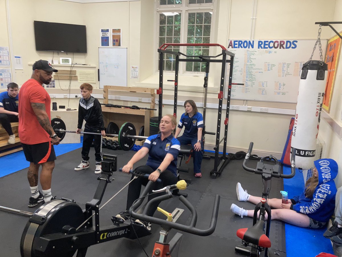CeredigionPRU's tweet photo. Personal trainer session with the talented Jason Spencer today as part of our Summer well-being week - challenge on for staff and pupils #gameon #maxreps https://t.co/1fkf6j8IAF