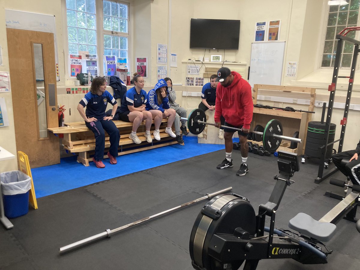 CeredigionPRU's tweet photo. Personal trainer session with the talented Jason Spencer today as part of our Summer well-being week - challenge on for staff and pupils #gameon #maxreps https://t.co/1fkf6j8IAF