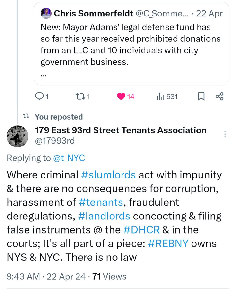 179 East 93rd Street Tenants Association tweet media