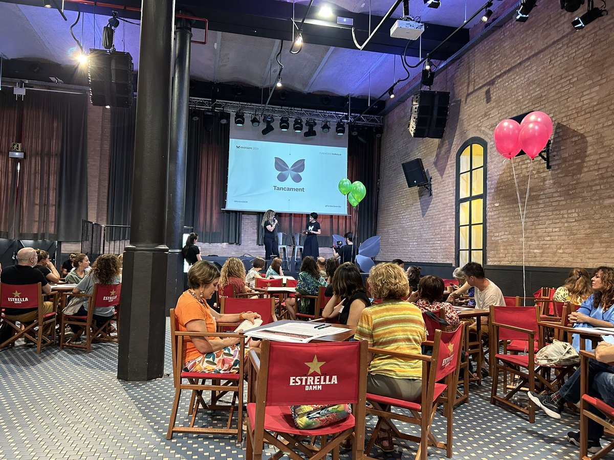 envinem's tweet image. Una proposta d’acció per transformar el món des de la cultura i les arts: la fórmula #Mutare2024 plenària “La fórmula Mutare. Com la cultura transforma” @martaesteve_za @FundacioCarulla #comunitatMutare @fontdelroure @DCCCultureCo @EstrellaDammCat @Museu_Terra @julysuperfly