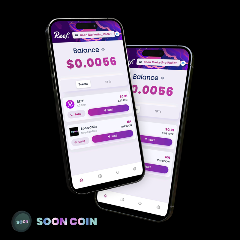 🚀Celebrate the launch of the <a href="/Reef_Chain/">🐠 Reef</a> 
 Mobile Wallet with an airdrop of #SOON Coin! 🎉

To celebrate, we are airdropping $SOON Coin to everyone who downloads the wallet! 📲

1. Download (Android): tinyurl.com/ReefChainWalle…
2. Screenshot &amp; tweet with #ReefChain #SoonCoin
3.