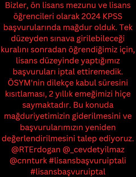 ZeynepAkn56's tweet photo. @OsmanGokcek_ @BayramAliErsoy @RTErdogan @hasandogan @hicalis @_cevdetyilmaz @sibelsuicmez @ilyastopsakal @OSYMbaskanligi
 #kpss2024 #lisansbasvuruiptali https://t.co/qAOW2fqw2Y