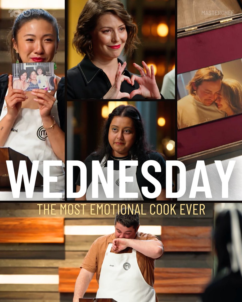 masterchefau's tweet photo. The first place in Finals Week comes with our most heartfelt cook yet ❤️

#MasterChefAU 7.30 tonight on @channel10au and 10 Play https://t.co/DSaJRNjm1Z