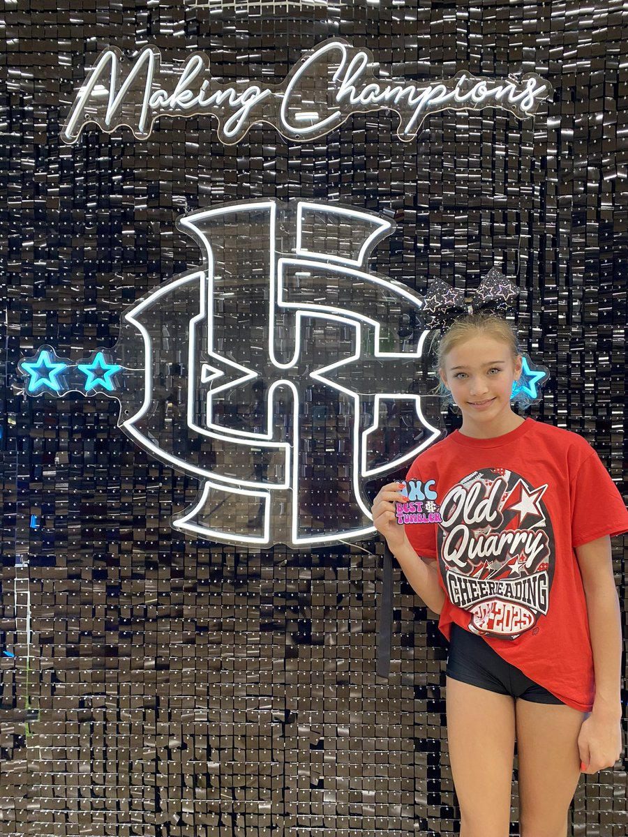 Our Quarry Girls had an awesome week attending UXC! Lots of growth in skills, team culture and mindset for these ladies! Way to go Kyla on making the Top 10 for Best Tumblers and the entire team for winning Best Stunts and Junior High Team! ✨