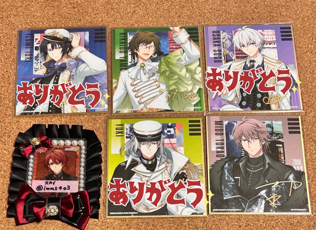 imms4a3's tweet photo. アイドリッシュセブン アイナナ コレクタブル 色紙

[譲]
大和 虎於

[求]
トウマ
定価＋送料

お声がけいただけますと幸いです。
よろしくお願いいたします。 https://t.co/B0XBoQLJ3z