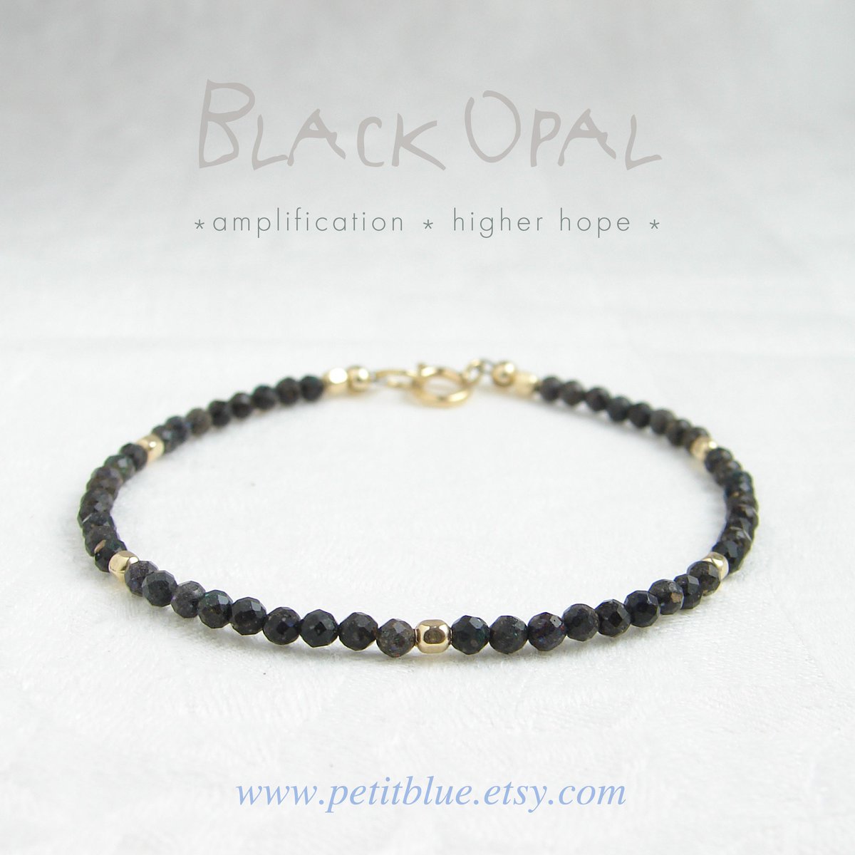 JewelryByMikako's tweet image. Black Opal Bracelet ~ Australian Opal ~ Dainty Gemstone Bracelet ~ Halloween Bracelet ~ October Birthday ~ Small Opal ~ Layering Bracelet tuppu.net/58caba0  #StackableBracelet