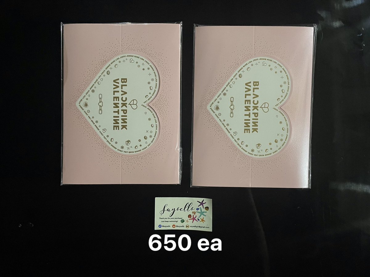 saysells's tweet photo. ✨SAYSELLS 3RD ANNIV SALE✨

wts/lfb ph/help rt/on hand

BLACKPINK ASSORTED ITEMS
—The Girls OST
—Photocard Collection 4-6
—Christmas Ed
—Lovely Valentine

Reply mine/dm

✅Gcash,BPI,Shopee (+15%)
📦GGX,J&amp;T,SDD,SCO,Flash
🗓DOP July 31,100 DP every 1K
✔️can ship WW

#SaysellsOH https://t.co/b4sqqRfCAB