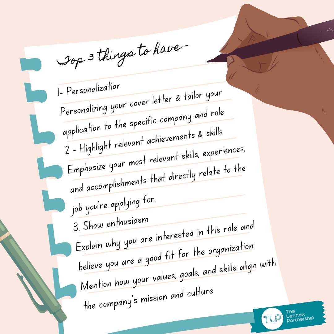 TLPAyrshire's tweet photo. 📝CV Round up! 📝

The biggest tip we can give is to personalize each cover letter to the specific job!

#TheLennoxPartnership 
#coverletter 
#cv 
#hintsandtips 
#cvbuilding https://t.co/0CwYvz1pMl