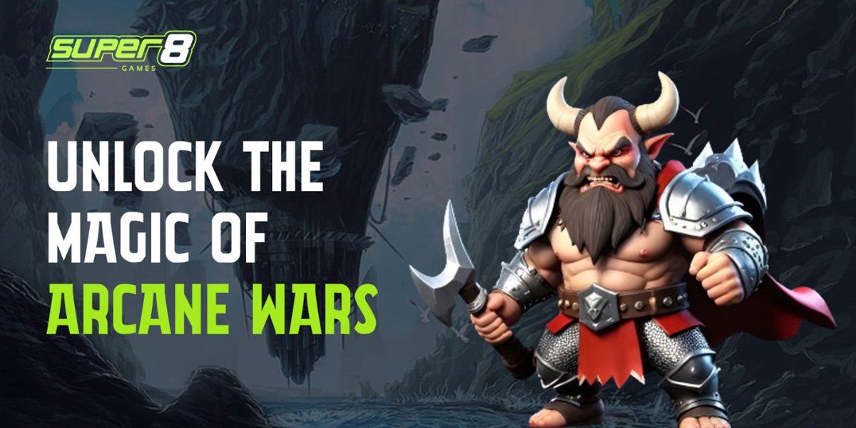 super8_games's tweet image. ✨ Unlock the Magic of Arcane Wars ✨ 
Step into the mystical world of Arcane Wars, where #strategy and magic collide. Here&apos;s what makes Arcane Wars an unforgettable experience! 

#ArcaneWars #Super8Games #Gaming