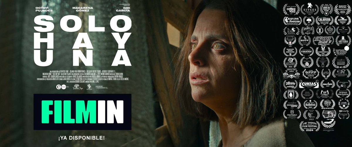 ¡Estamos en Filmin!
Desde ayer ya tenéis disponible #SOLOHAYUNA en <a href="/Filmin/">Filmin</a>  a través de  @FestGalacticat .
Corred a verlo, porque de momento estará disponible hasta el 26 de julio. 
Esperamos que os guste.
LINK:filmin.es/corto/solo-hay…
¡Muchas gracias!