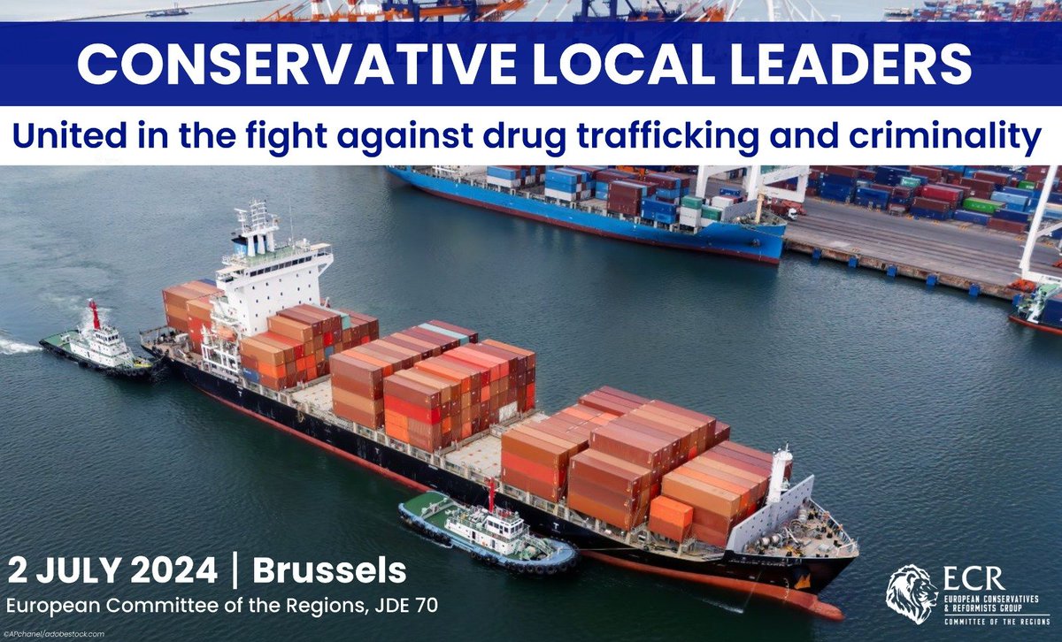 🔵Our event dedicated to the theme of the fight against drug trafficking and criminality has just started with opening remarks from our President <a href="/marcomarsilio/">Marco Marsilio</a>

"Conservatives should lead the fight against organised crime. 

We must dismantle illegal criminal networks to defend