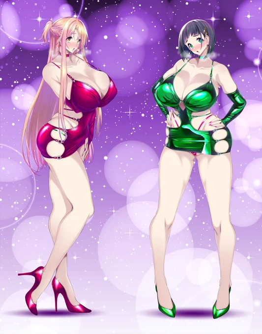 アスナ&直葉ボディコン