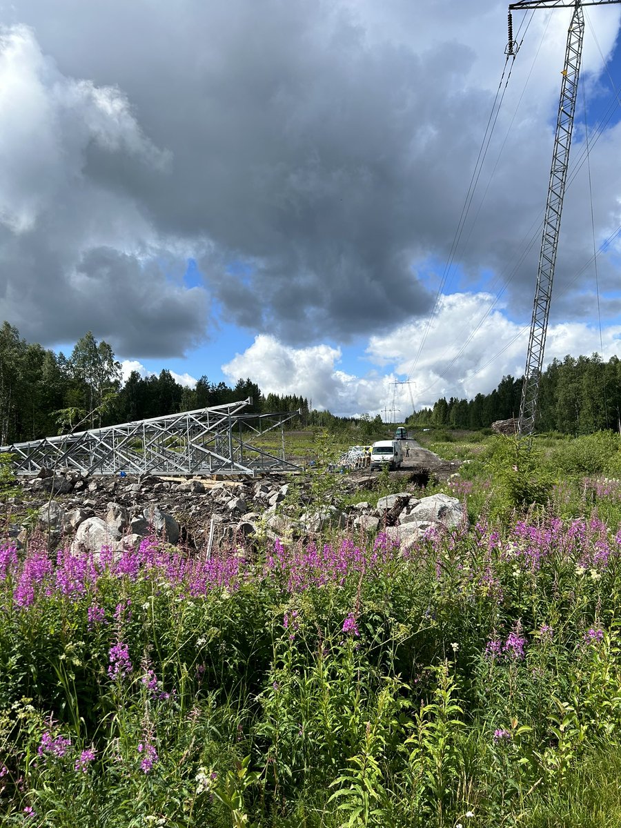 KiiveriTimo's tweet photo. Two days common meeting with @cinea_eu, @svenskakraftnat and @fingrid_oyj. Site visit to Aurora Line. Works are proceeding with accelerated pace. https://t.co/AVhDLlRmLD