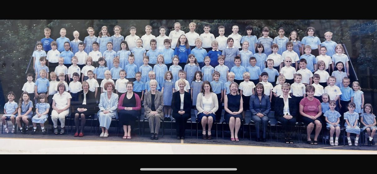 WimboldsleyCPS's tweet photo. Tomorrow, we are having a whole school photograph and the last time one was taken was in 2004, thatβs 20 years ago! Who can you recognise from this picture? There are familiar staff AND students who are now parents of pupils! #goingbackintime https://t.co/onfaPbkItT