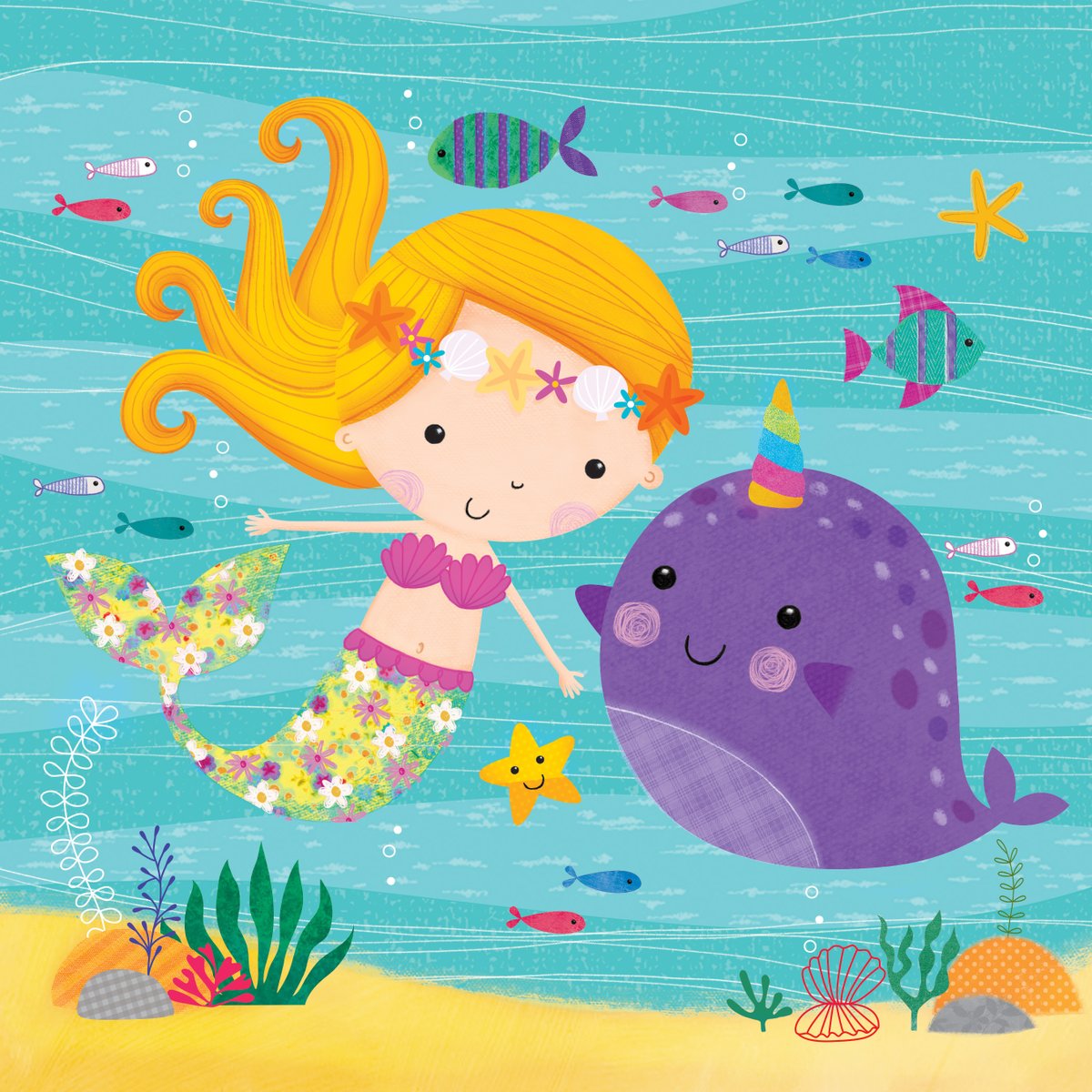 cillustrators's tweet photo. The princesses of the ocean - mermaid and narwhal by Lindsey Sagar @lindseysagar! 😁 

Check out this artist's #portfolio 👉 https://t.co/NhjE8Qxr6x 

#kidlitart https://t.co/Xjdi6fbJL0