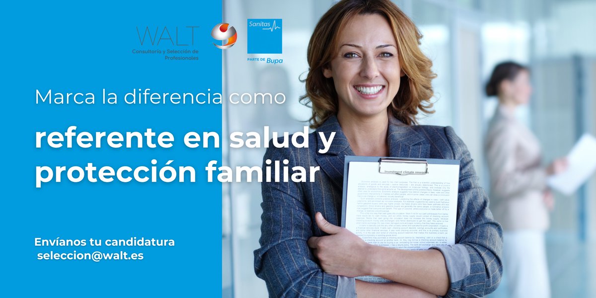 HrWalt's tweet photo. 🤝Sanitas confía en Walt HR como Consultora de Selección para el desarrollo de su Red Comercial de Agentes exclusivos en #paísvasco

Te contamos más sobre el acuerdo en https://t.co/v8f4UgixhR https://t.co/BA0aotyhxP