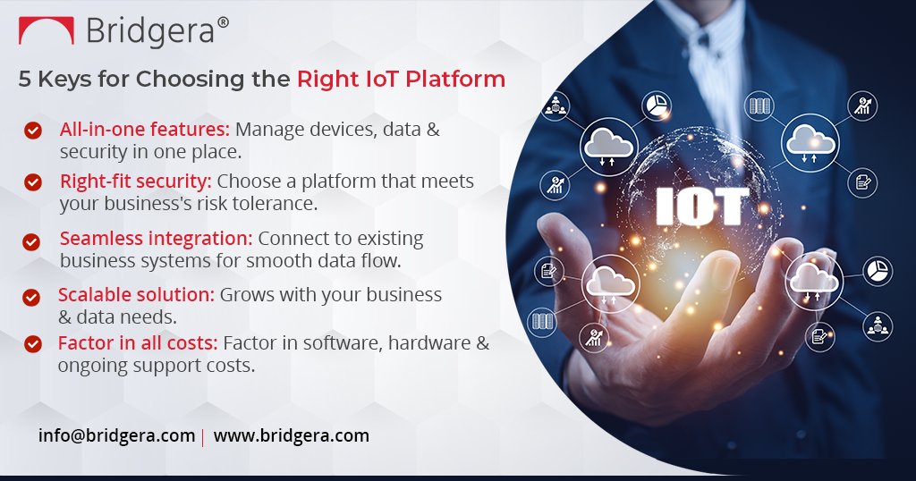 BridgeraLLC's tweet image. Want to drive business success with IoT? Start by choosing the right platform! Learn more about the essential factors to consider in our latest blog post.

Read now - bridgera.com/five-key-facto…

#iot #iotplatform #deviceconnectivity #remotemonitoring #equipmentmonitoring