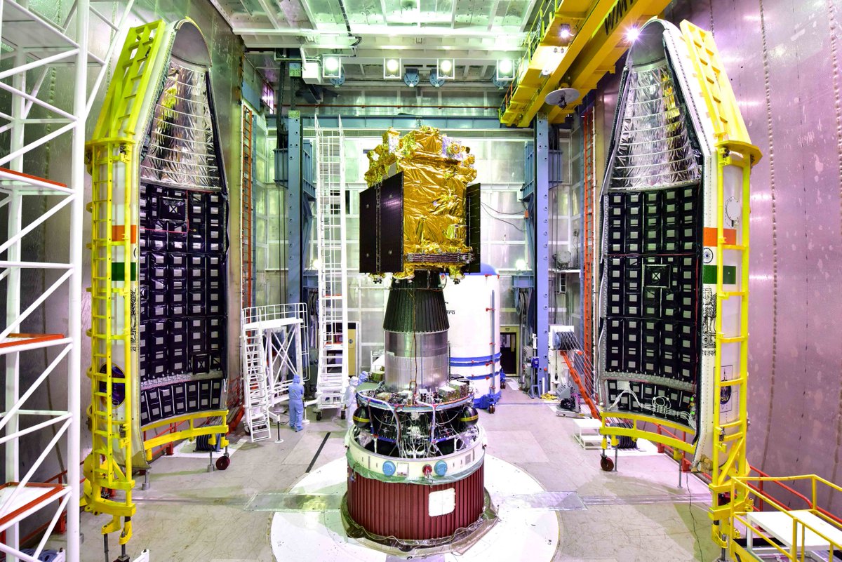 isro's tweet photo. Aditya-L1: Celebration of First Orbit Completion 🌞🛰️
Today, Aditya-L1 completed its first halo orbit around the Sun-Earth L1 point. Inserted on January 6, 2024, it took 178 days, to complete a revolution.

Today's station-keeping manoeuvre ensured its seamless transition into the second halo orbit.

A validation of the flight dynamics software developed in-house at URSC-ISRO

https://t.co/X79FEdi6wD
