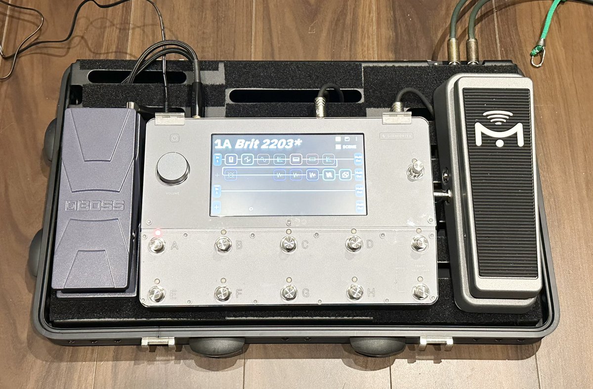 BOSS BCB-1000を使ってQUAD CORTEX用エフェクターボードを作り BOSS BCB-1000を使ってQUAD CORTEX用エフェクターボードを作り