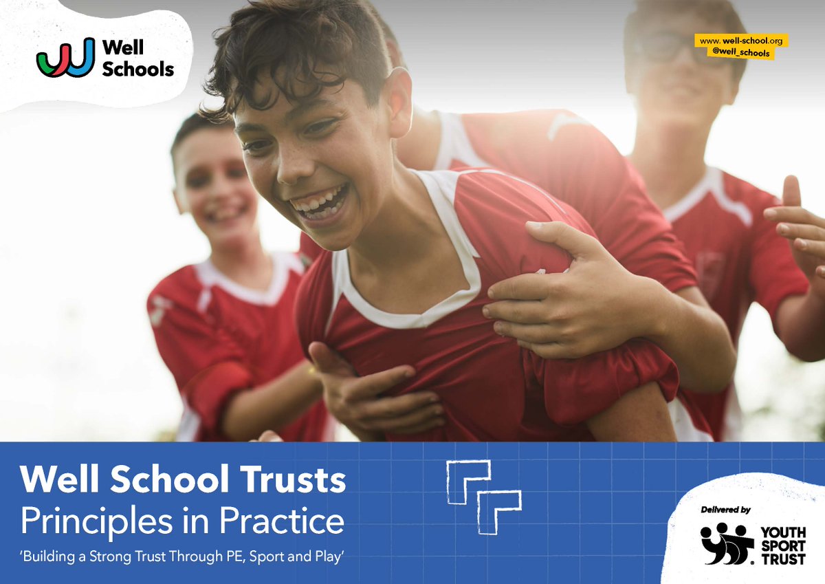 Delighted to be involved in the valuable work of @youthsporttrust driving school and trust improvement and unlocking the potential of every child through PE, sport and play. Access the Well School Trusts Principles in Practice toolkit and our case study: bit.ly/4bIPeGt