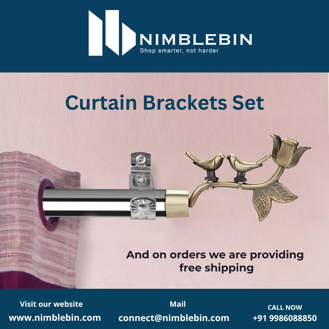 🏠 Elevate your home decor with our exquisite Curtains &amp; Brackets Set! 🌟 Whether you're revamping your living room or adding flair to your bedroom, our stylish curtains and sturdy brackets are perfect for any space.🖼️ #HomeDecor #InteriorDesign #Curtains #WindowTreatments