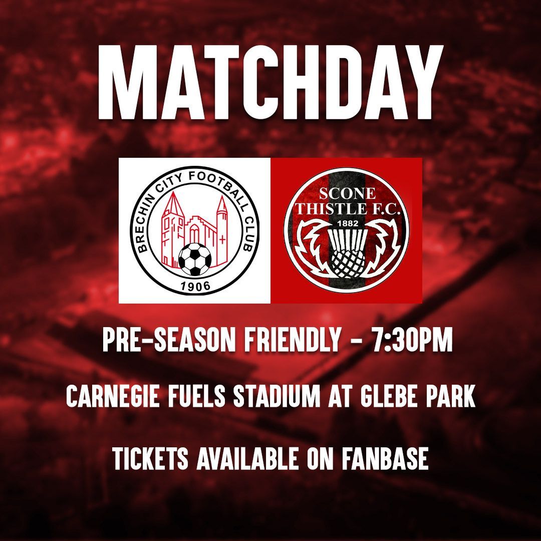 Brechin City FC (@brechincityfc) on Twitter photo π΄βͺοΈ ππΌππΎππΏπΌπ
π <a href="/SconeThistleFC/">Scone Thistle FC</a>
ποΈ Carnegie Fuels Stadium at Glebe Park
π’ 7:30pm
ποΈ Β£5 adults / Β£1 concession & U18βs. Tickets π buff.ly/3XN4aQh
βοΈ Cash gate available however supporters are advised to purchase on Fanbase.
π» City Club open at 6:15pm π΄βͺοΈ ππΌππΎππΏπΌπ
π <a href="/SconeThistleFC/">Scone Thistle FC</a>
ποΈ Carnegie Fuels Stadium at Glebe Park
π’ 7:30pm
ποΈ Β£5 adults / Β£1 concession & U18βs. Tickets π buff.ly/3XN4aQh
βοΈ Cash gate available however supporters are advised to purchase on Fanbase.
π» City Club open at 6:15pm