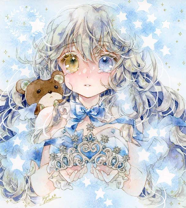 #TLをお星様で埋め尽くせッ#透明水彩 昨年末〜最近描いてたのとか 