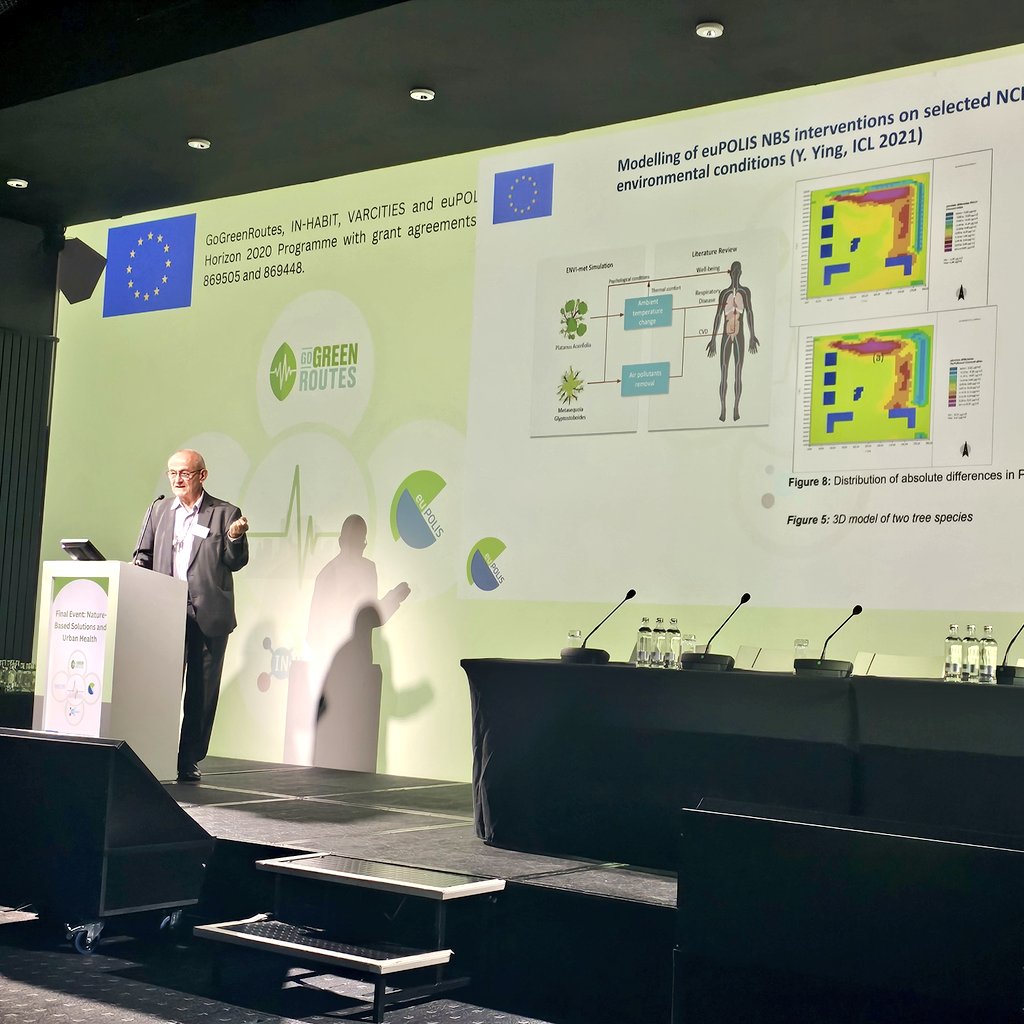 We are excited to attend the @GoGreenRoutes and Sister Projects Conference in Brussels today and tomorrow. It’s inspiring to see the incredible work being showcased on #NatureBasedSolutions and #health and look forward to the discussions and synergies ahead.