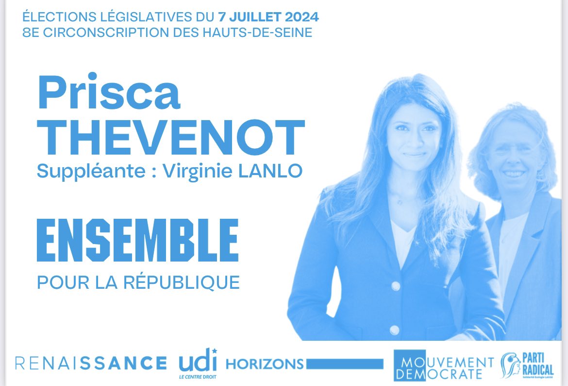 priscathevenot's tweet photo. 🇫🇷 Dimanche 7 juillet : on vote. 

Meudon, Sèvres, Chaville, Ville-d’Avray, Vaucresson et Marnes-la-Coquette doivent rester des exemples d’unité républicaine et de stabilité.

Merci au sénateur et aux maires de notre circonscription pour leur soutien renouvelé ⤵️ https://t.co/aBPzOc6VH4