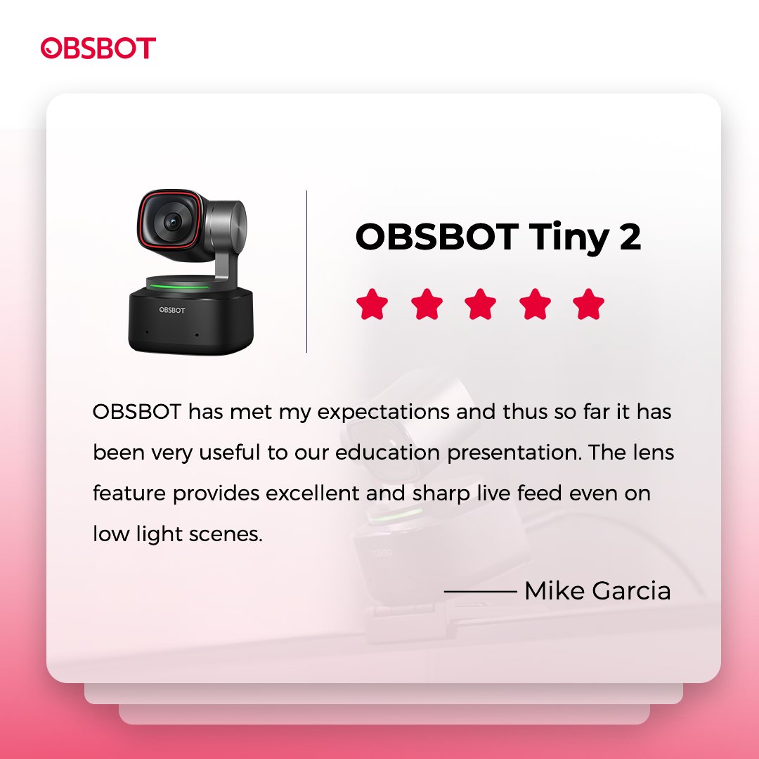 OBSBOT_Official's tweet photo. We want to take a moment to thank all of you for your incredible support and feedback. 🙏 Get ready for some amazing discounts on Prime Day!  Stay tuned! 🎁

#OBSBOT #camera #WebCamStudio #contentcreator #streaming #PrimeDay #primedaydeals #primedaygift https://t.co/vSDsdLWHMp