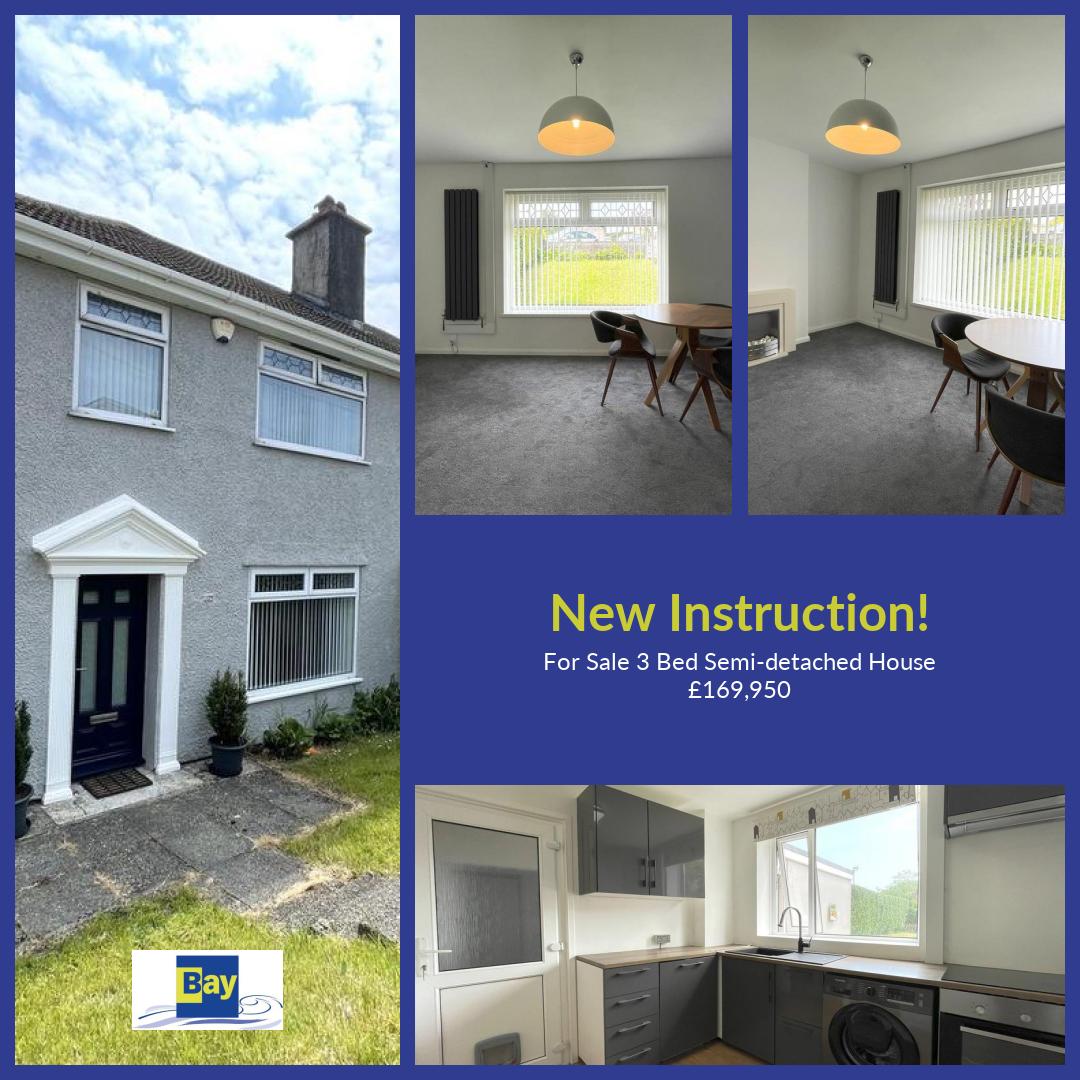 🤩 New Listing 🤩
📍 Weig Gardens, Gendros, Swansea, SA5
🏡 Semi-detached House
💰 £169,950

Get in touch with us today to book a viewing!
📞 01792 645 566
📧 marina@bayestateagents.com