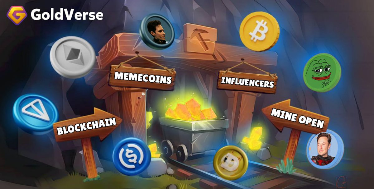 🎉 GoldVerse Mine is Now Open! 🎉

🎮Unlock a treasure trove of tasks and earn amazing rewards! With our brand-new Mine feature, you can explore rich Daily Bounties and maximize your $GOLD earnings.

Join our ever-growing community🔎
t.me/GoldVersenews