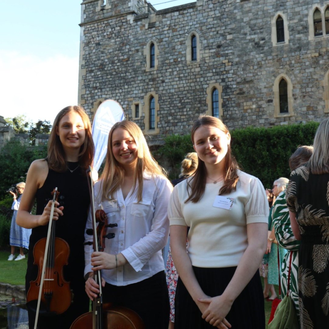 🎶 4 of our talented musicians had the honour of supporting the Alexander Devine Charity's Summer Garden Party on Friday evening. The celebration took place in the exclusive Moat Garden at the heart of Windsor Castle!

#QASKindHearts #QASMusic