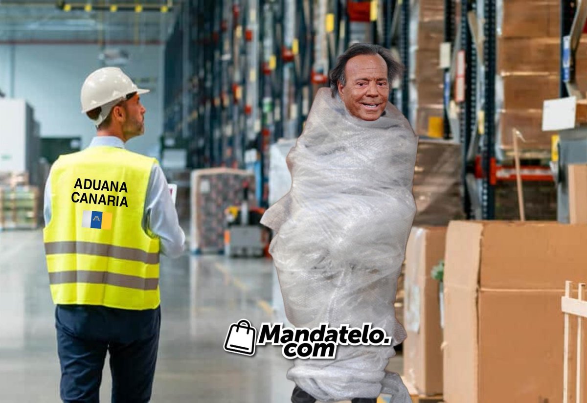 Julio retrasa su llegada a las islas, porque lo tienen parado en la Aduana Canaria...