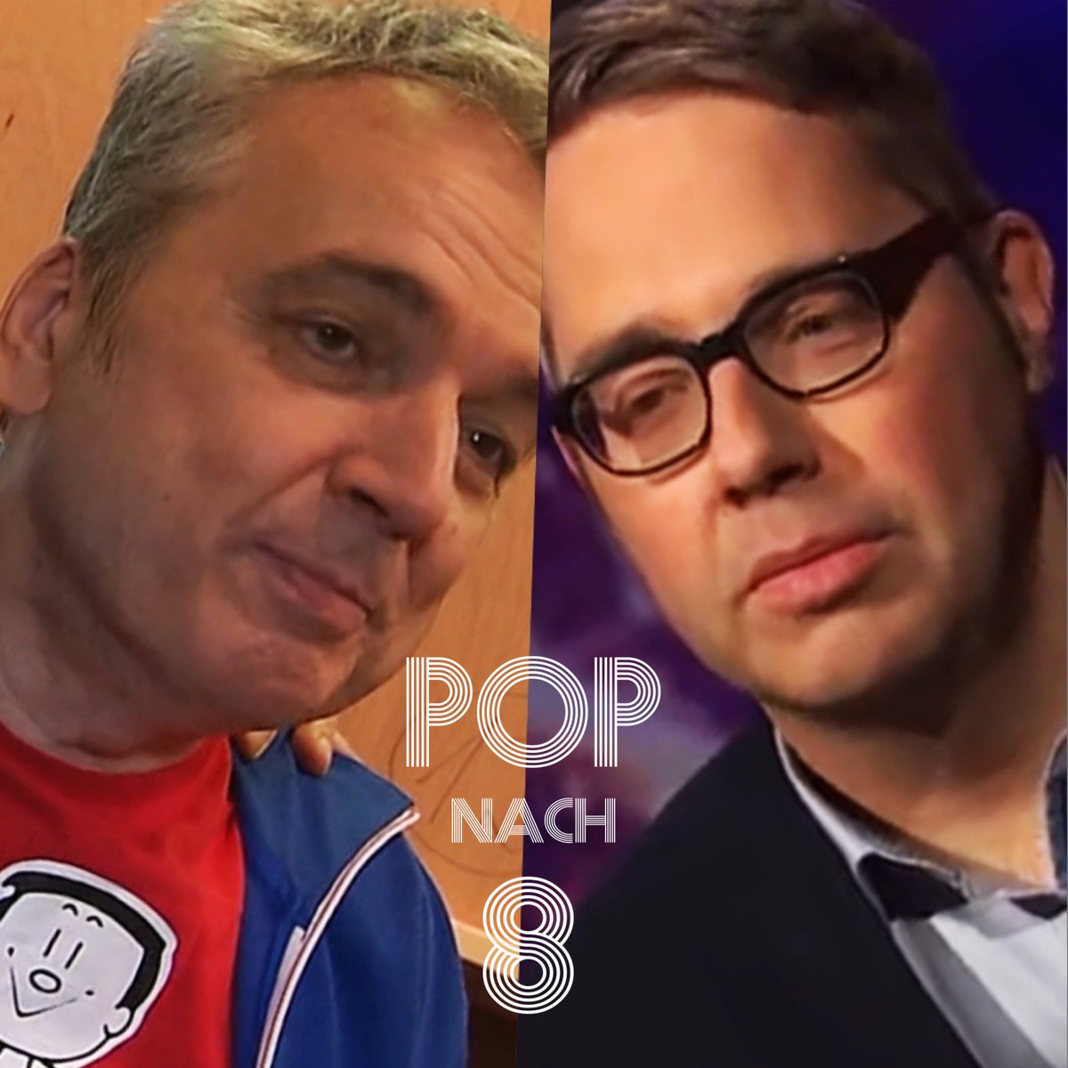 Popnach8Berlin's tweet photo. Zeigler &amp; Köster, als sie erfahren müssen, dass „Pop nach 8“ schon wieder über sie spricht. (https://t.co/kQ2DM6Vl2h) https://t.co/52DCmxJxTY