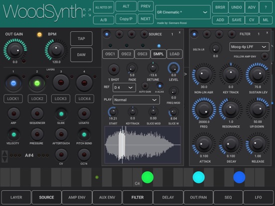 synthyfrog's tweet photo. WoodSynth (iPad, iPhone) price drop: $15.99 -> $4.99 ($11.00 discount) https://t.co/Z34eWR9Lqp https://t.co/tMaphor97c More musician apps, updates, price drops at https://t.co/gI4n0NRLXs #Synthesizer #AbletonLink #iOSStudio #AudioProduction https://t.co/d60bzdAF7z