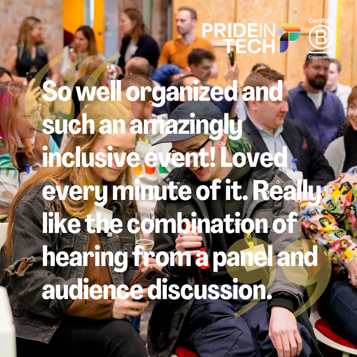 PrideinTech's tweet photo. We love hearing awesome feedback! Our hearts are soaring with joy from all the incredible feedback we've been receiving! 

Join us as we celebrate diversity, innovation, and the vibrant spirit of inclusion! Find out more on our website at the link in our bio. 💫 

#prideintech https://t.co/tZrH90Hp7Z