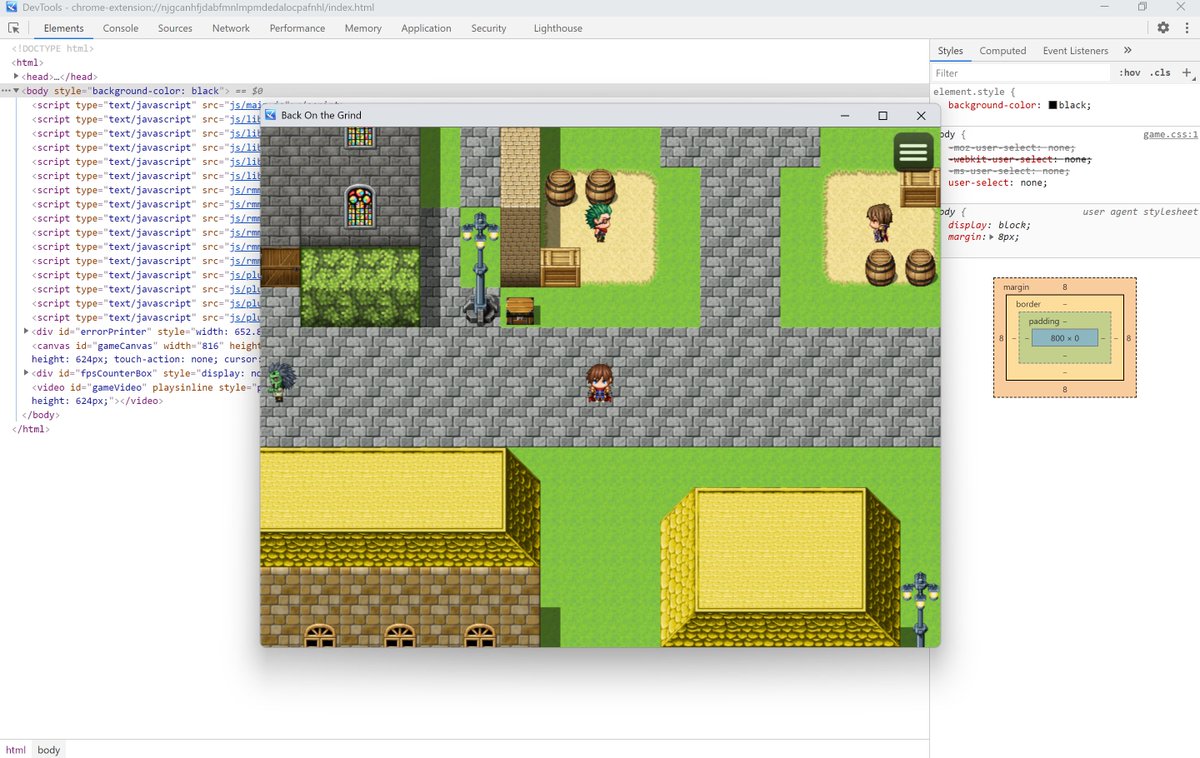 Tofugaming57237's tweet photo. @Visustella Hello team visustella, I have a slight issue that's proboably caused by the engine core plugin, where the game skips the title screen and shows the tab in the background. I need help to fix it. https://t.co/d650HeGhYh