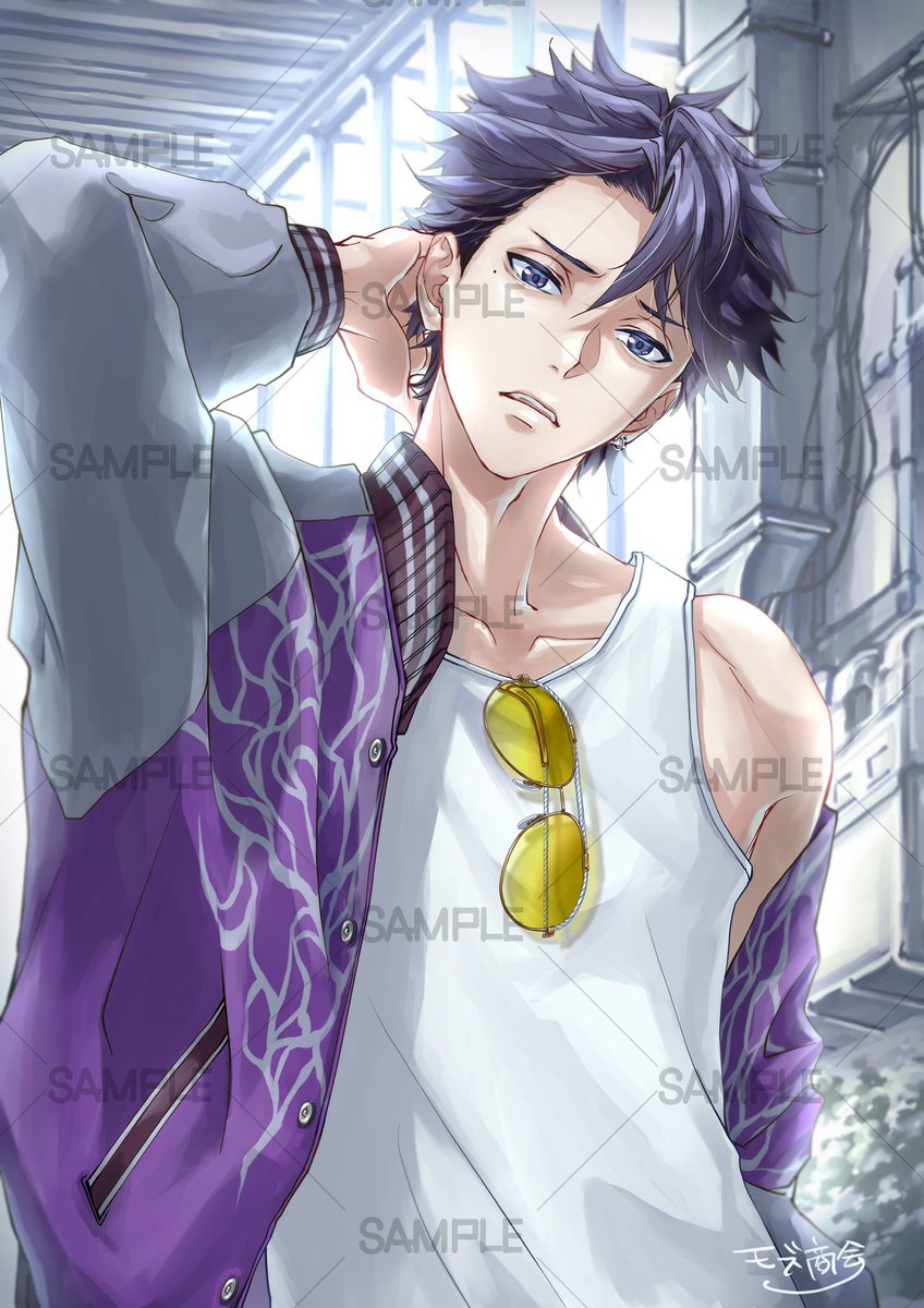 Mozushokai's tweet image. 不機嫌系お兄さん
苦めの表情ばかりのキャラ
好きなので描きました⭐️
#オリキャラ #イラスト #一次創作 #男の子