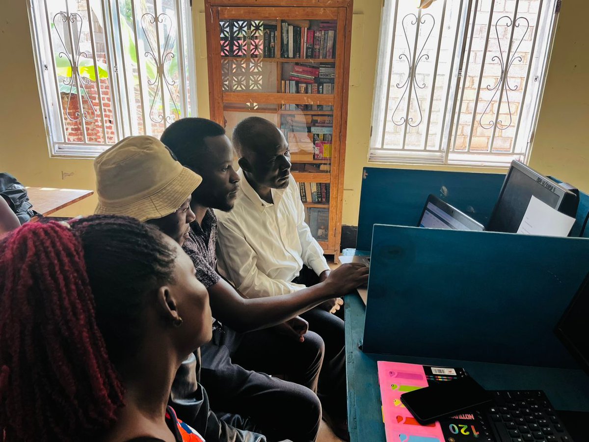 YARDbuikwe's tweet photo. @YARDbuikwe staff being trained by @wougnet (Madam Nyapendi Esther) on ICT. 
This is day 2 of the master class 2024 training. 
 We appreciate @H3000EastAfrica, #thrivedigitalisation, #GLFU
Photo 📸 credit @NantongoEv25849 
@solomonmbubi1 https://t.co/CZ0tTFR10l