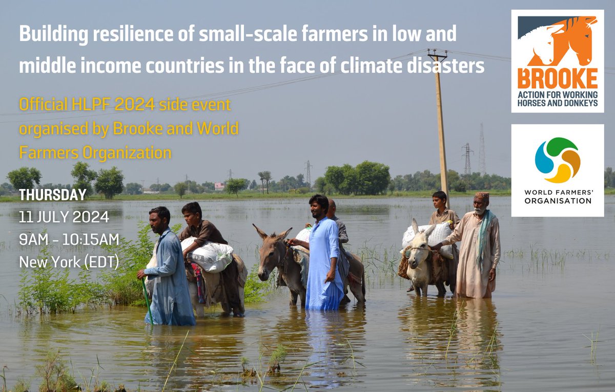 Join us online as we explore examples of solutions that work in boosting resilience of small-scale farmers in low and middle income countries in the face of climate disasters. 

Register here: bit.ly/3L6DQZR