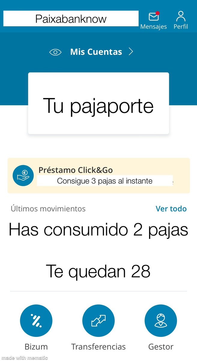 Ya habéis asociado vuestro Pajaporte a la App de vuestra paja de ahorros? 

La mía en concreto es Paixabank