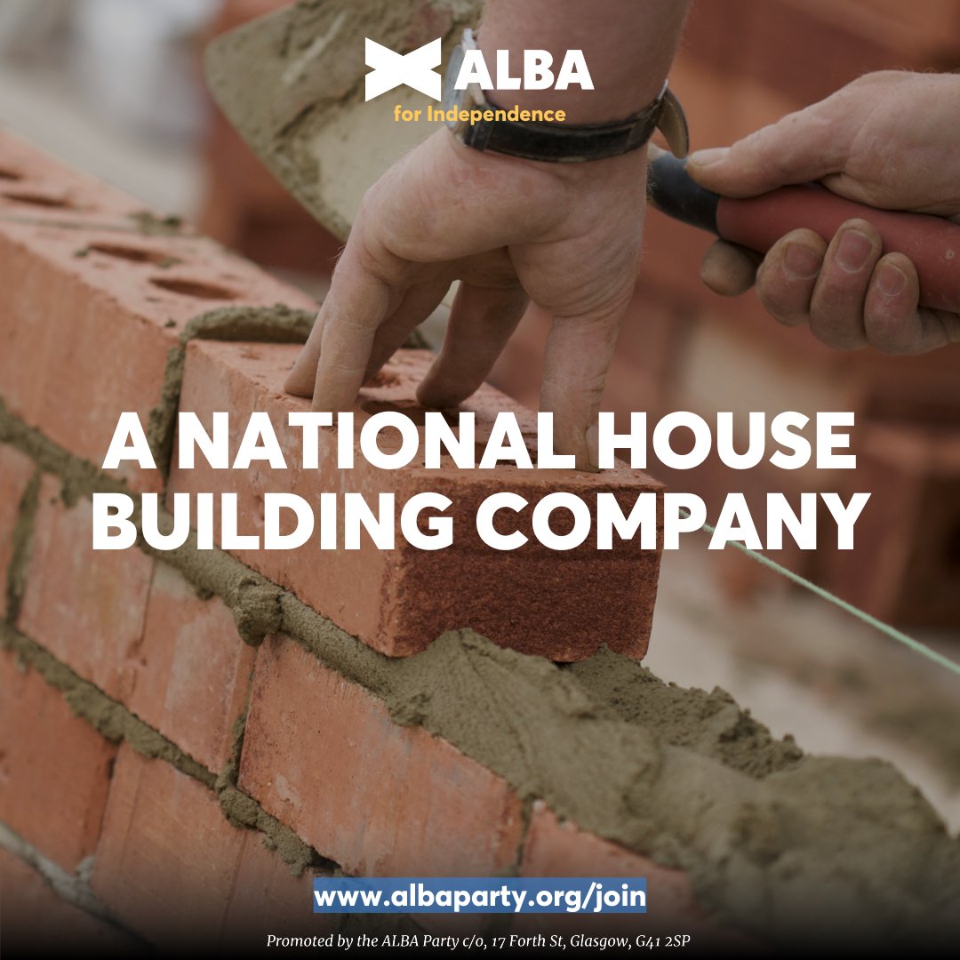 AlbaParty's tweet photo. 🏠 ALBA strongly support a National Housing Company to help rid Scotland of the housing crisis it faces. 

Read our full manifesto👉https://t.co/fDXEQIL3uc

#VoteALBA https://t.co/ejXbwojdVX
