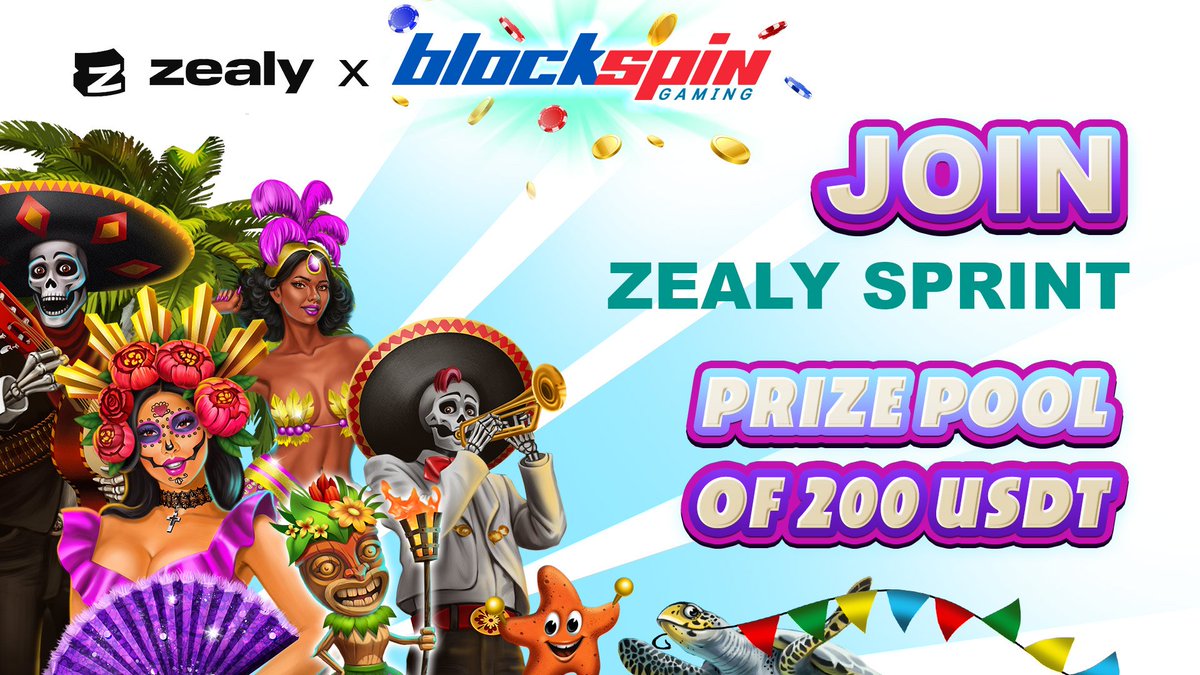 blockspingaming's tweet photo. 🚀BlockSpinGaming 200 USDT Zealy Leaderboard Sprint is now LIVE! 💰

Prize Pool: 200 USDT + 1 Gold Ticket and 9 Silver Tickets + more than 200K Chips 
⏰ 2 July to 1 August GMT+0
🔥 JOIN NOW: https://t.co/HG1B52bMFY

👉🏻Complete all the tasks, climb the leaderboard, and claim your rewards!

#Airdrop #Zealy #USDT #Crypto #Quest #Airdrops